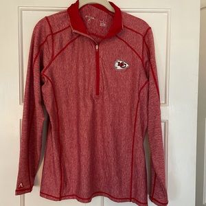 Kansas City Chiefs Women’s Antiqua Quarter Zip